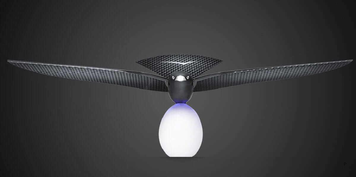 Bionic Bird on Egg